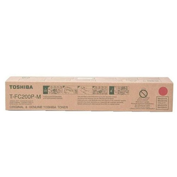 Toshiba TFC200 Magenta Original Toner Cartridge, T-FC200P-M