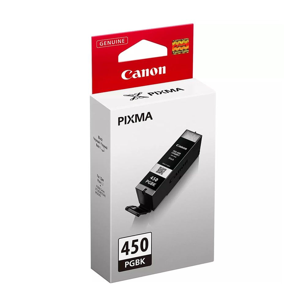 Canon PGI-450PGBK Pigment Black Original Ink Cartridge, 6499B001