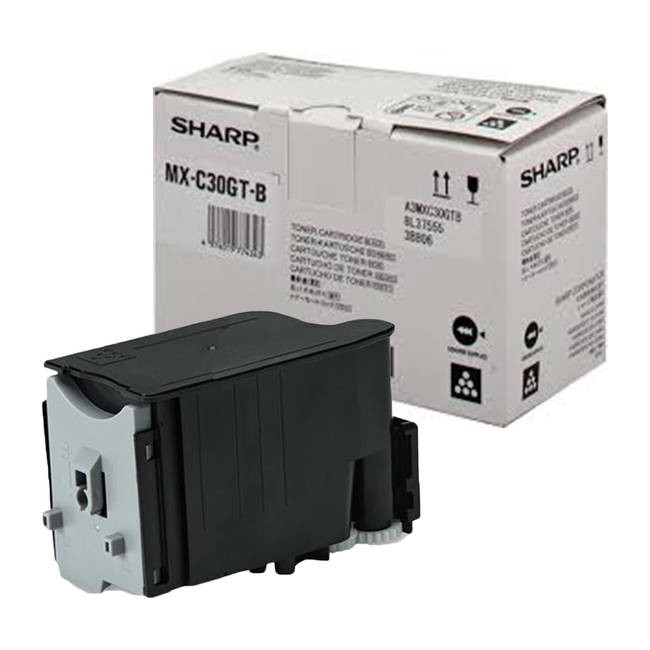 Sharp MX-C30GT Black Original Toner Cartridge, MX-C30GT-B