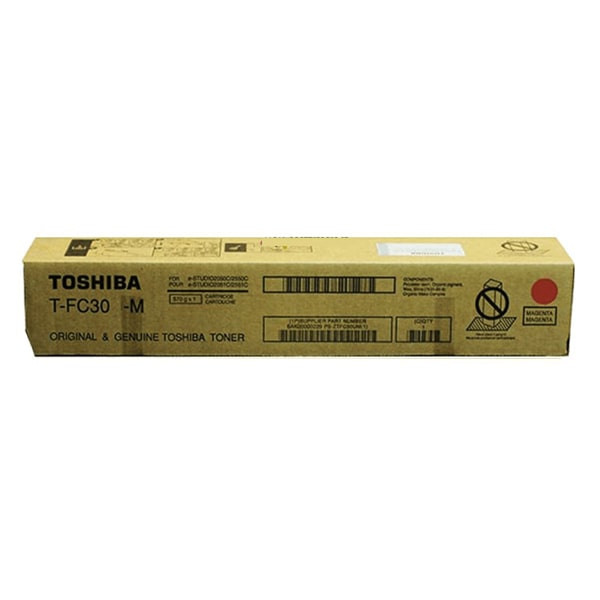 Toshiba TFC30 Magenta Original Toner Cartridge, T-FC30-M