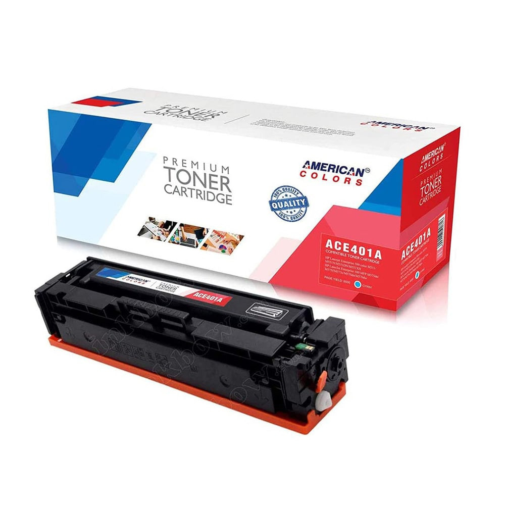 HP 201A Cyan Compatible LaserJet Toner Cartridge, CF401A