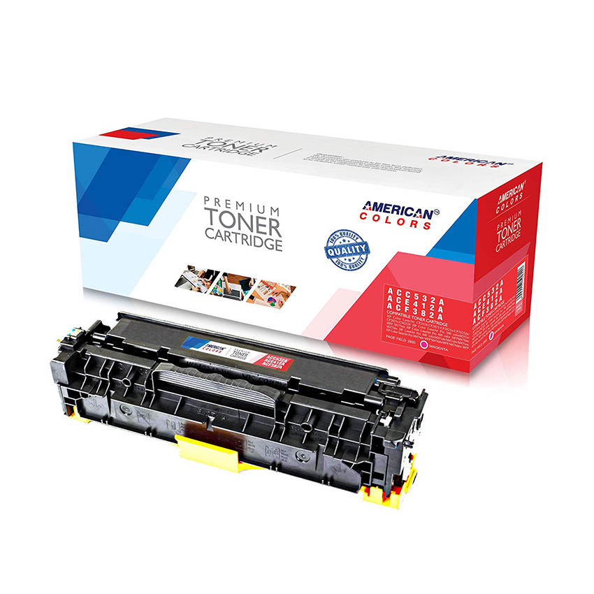 HP 304A Yellow Compatible LaserJet Toner Cartridge, CC532A
