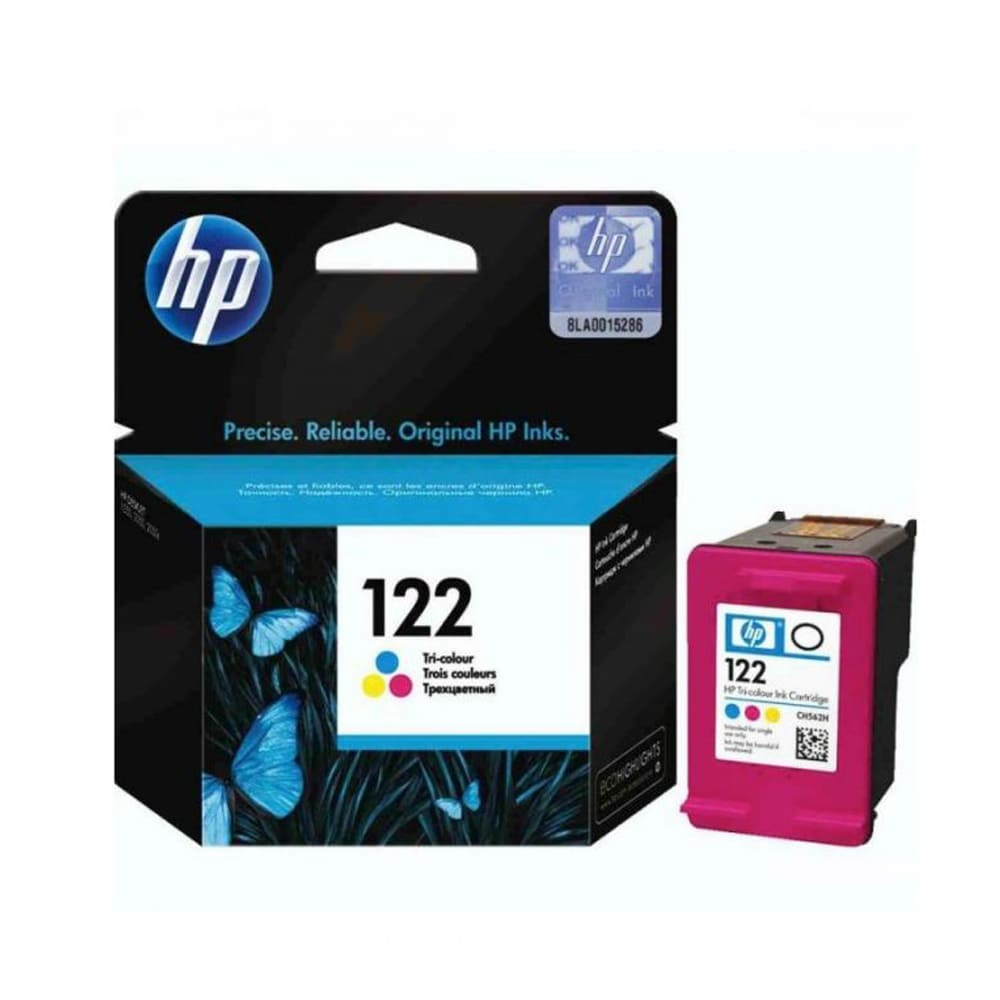 HP 122 Tri-Color Original Ink Cartridge, CH562HE