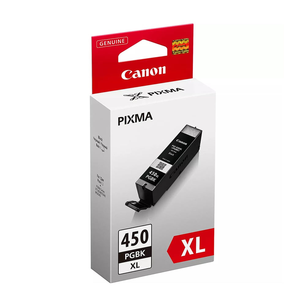 Canon Pixma PGI-450 PGBK XL High Yield Pigment Black Original Ink Cartridge, 6434B001