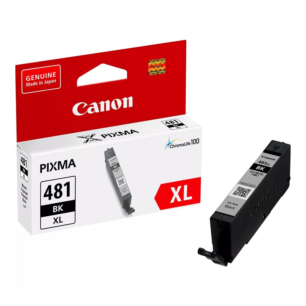 Canon CLI-481BK XL High Yield Black Original Ink Cartridge, 2047C001