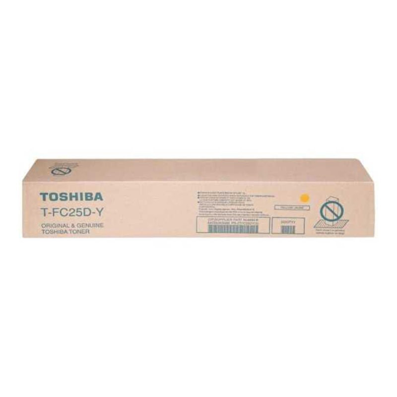 Toshiba TFC25 Yellow Original Toner Cartridge, T-FC25D-Y