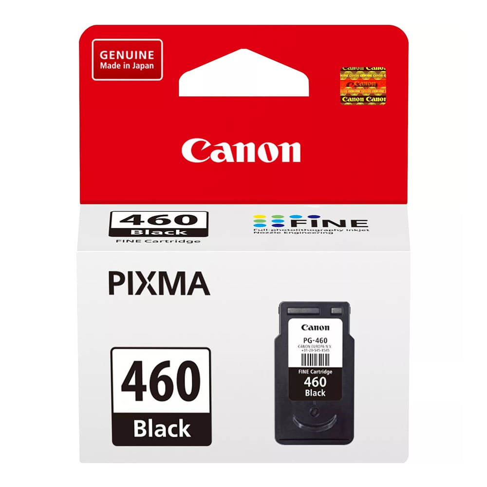 Canon Pixma PG-460 Black Original Ink Cartridge, 3711C001