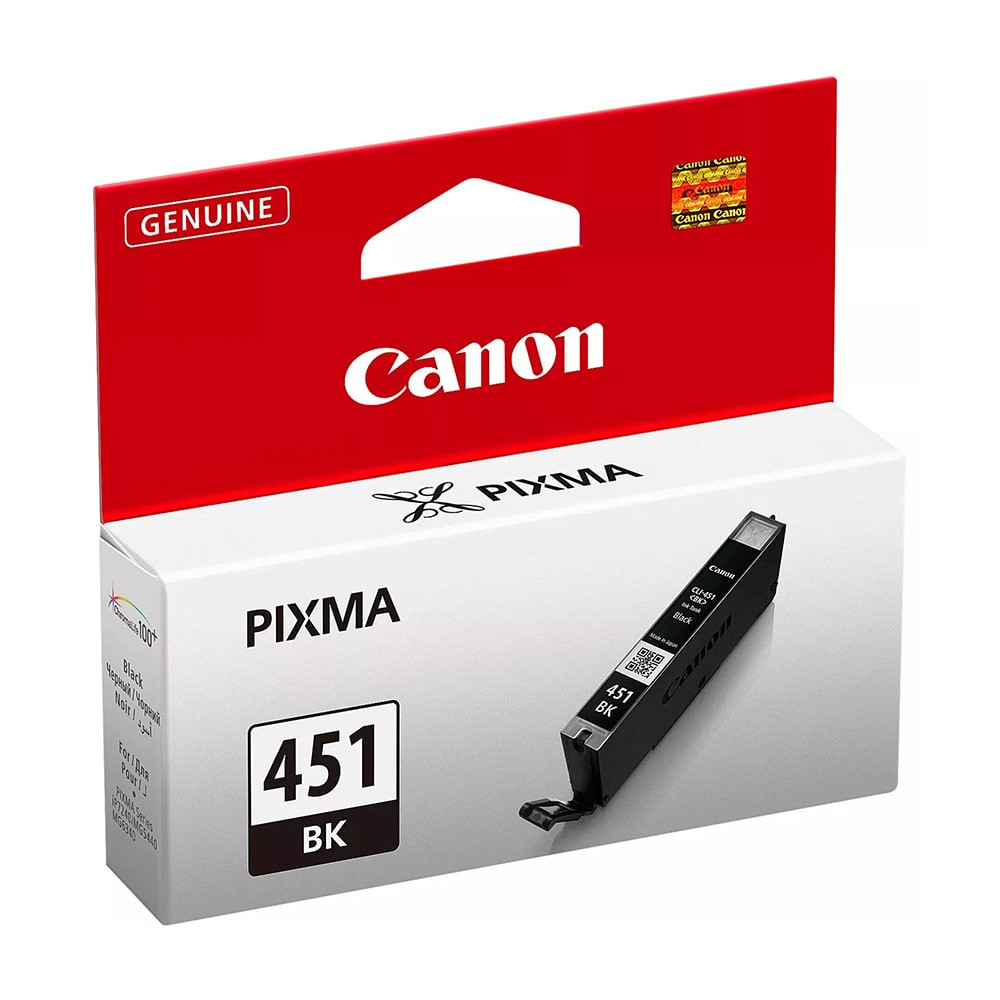 Canon Pixma CLI-451BK Black Original Ink Cartridge, 6523B001