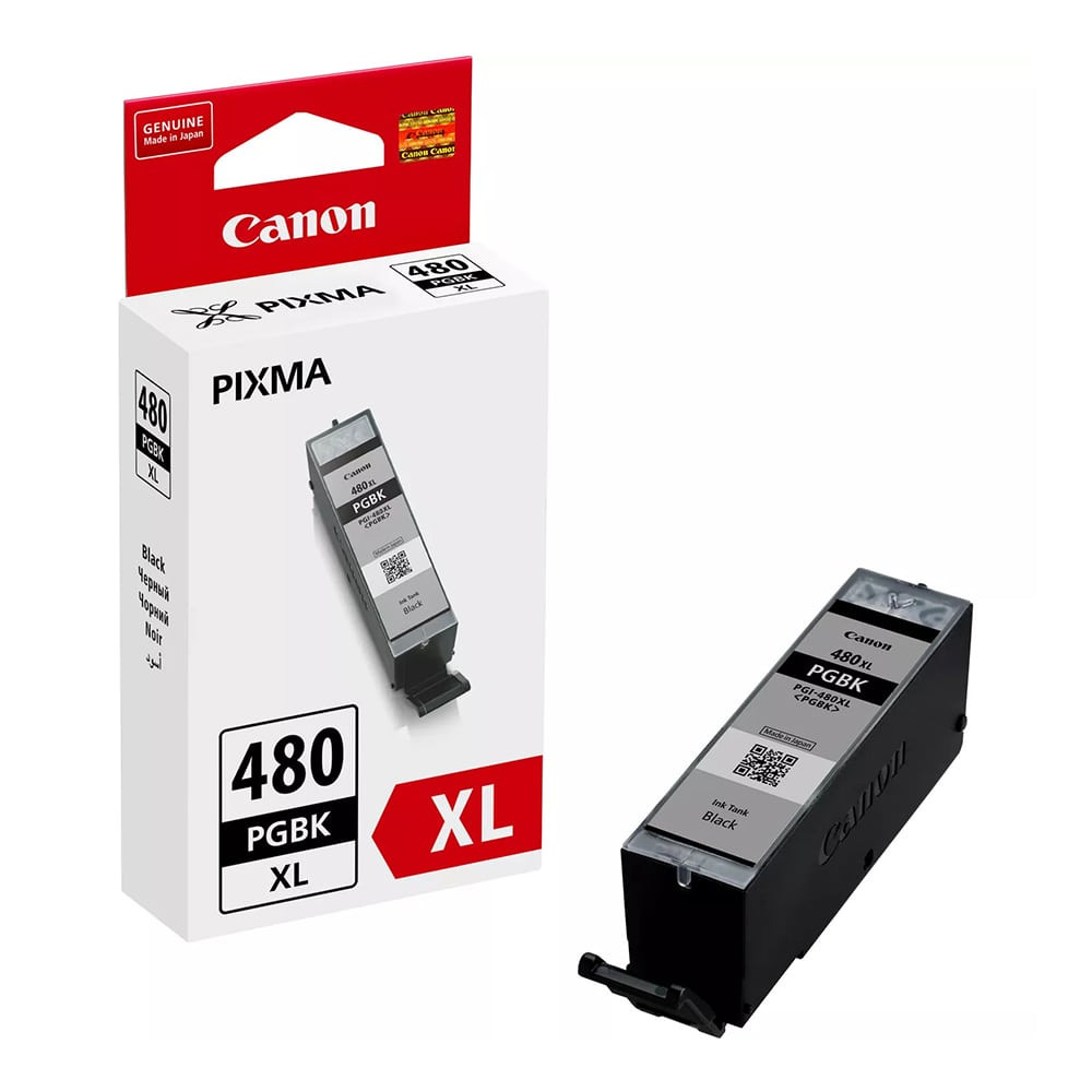 Canon PGI-480 PGBK XL High Yield Pigment Black Ink Cartridge, 2023C001