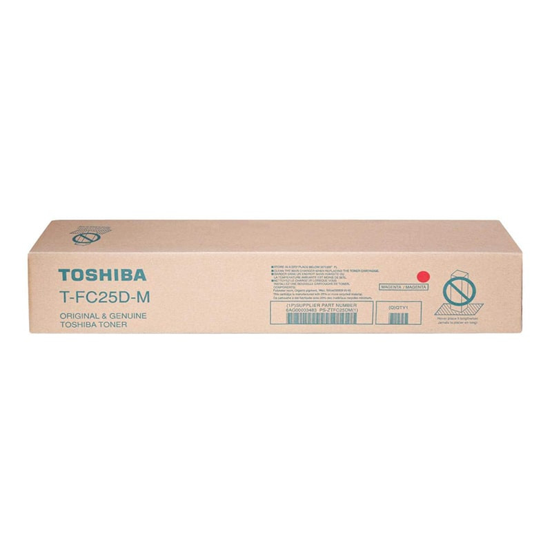 Toshiba TFC25 Magenta Original Toner Cartridge, T-FC25D-M