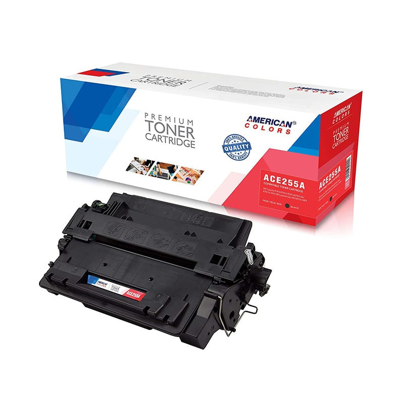 HP 55A Black Compatible LaserJet Toner Cartridge, CE255A