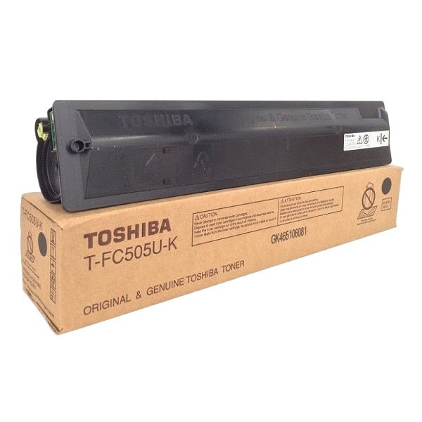 Toshiba TFC505 Black Original Toner Cartridge, T-FC505U-K