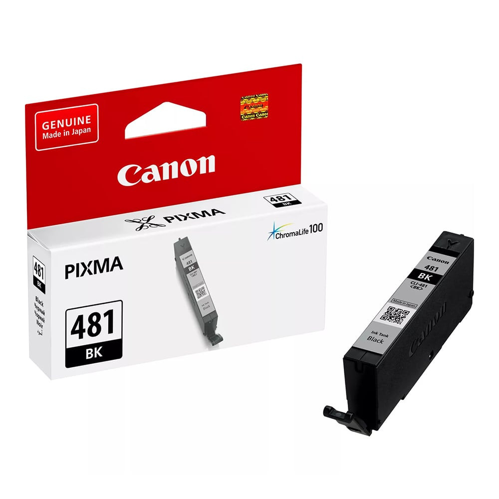 Canon Pixma CLI-481BK Black Original Ink Cartridge, 2101C001