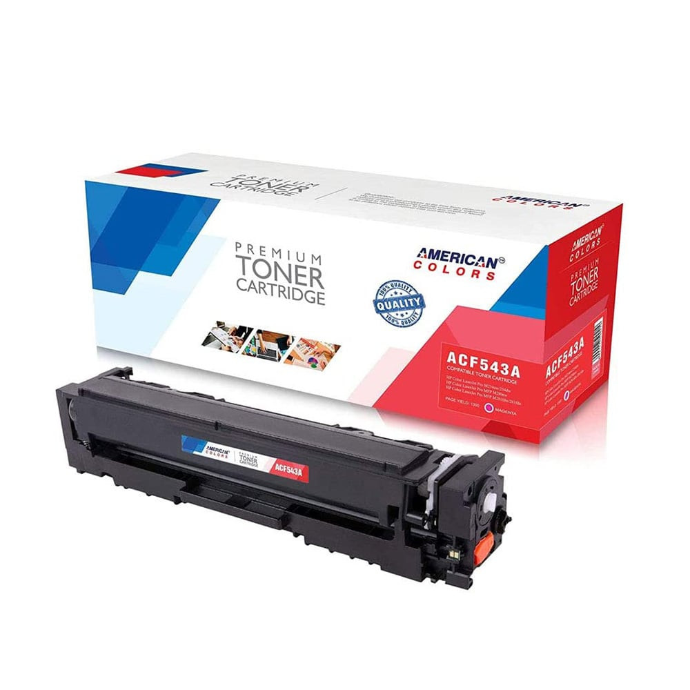 HP 203A Magenta Compatible LaserJet Toner Cartridge (American Colors ACF543A)