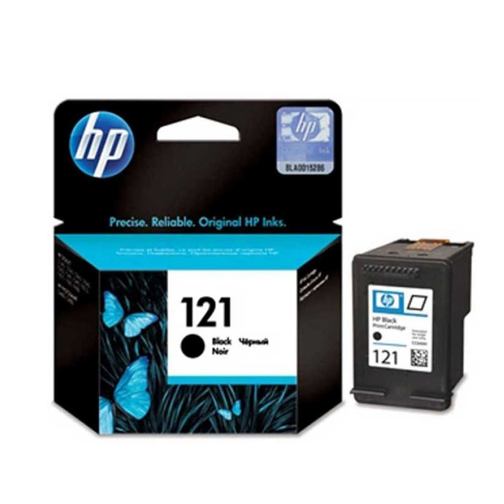 HP 121 Black Original Ink Cartridge, CC640HE