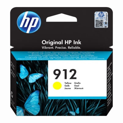 HP 912 Yellow Original Ink Cartridge, 3YL79AE