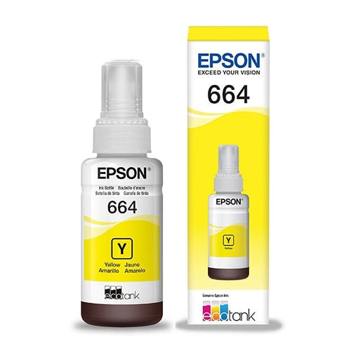 Epson 664 / T6644 Yellow Original Ink Bottle