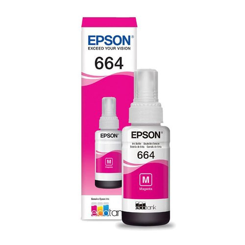 Epson 664 / T6643 Magenta Original Ink Bottle