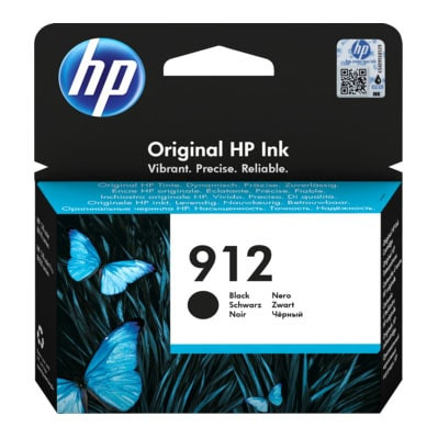 HP 912 Black Original Ink Cartridge, 3YL80AE